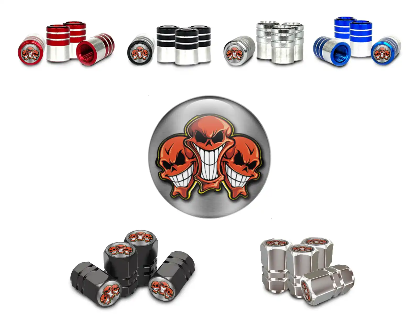 Tyre Valve Stem Caps Bikes Skinny Max Limited